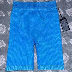 Forever 21 Blue Biker Shorts